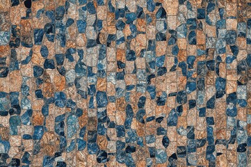 Abstract geometric background with mathematical mosaic design
