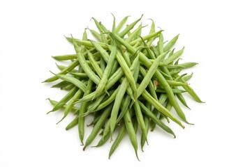 A heap of yellow green beans