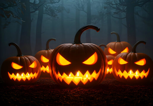 Spooky Halloween Pumpkins | Labu Halloween Seram