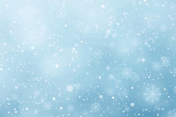 Seamless snowflake pattern set against a blue backdrop