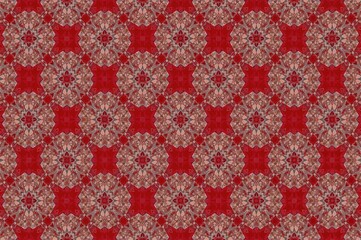 Colorful hexagonal abstract design