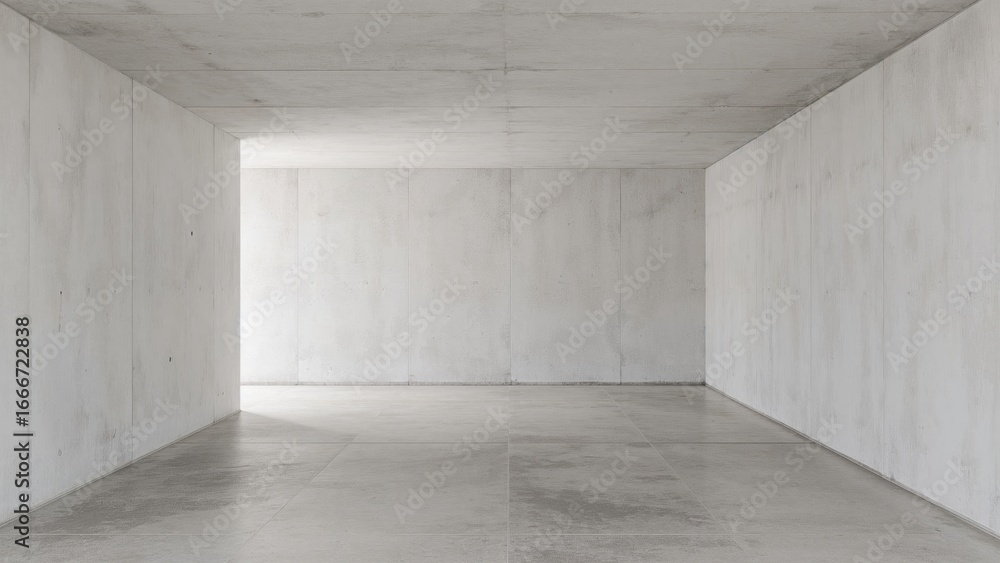 Poster empty white space featuring concrete walls in an abstract setting