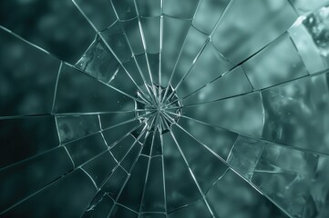 Obraz premium Broken glass surface pattern