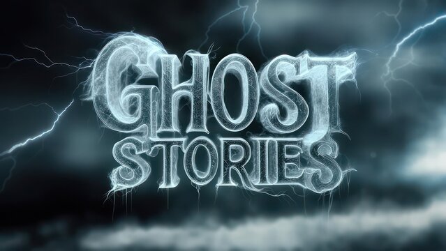 Electric Ghost Stories:  A Spectral Text Effect
