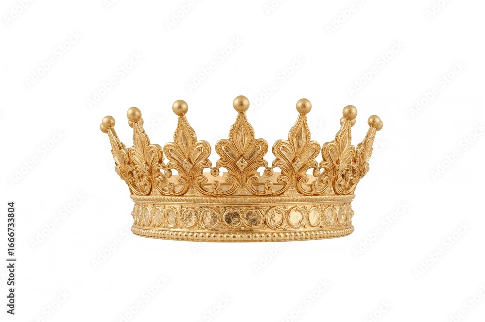 Poster golden crown displayed: a unique instance