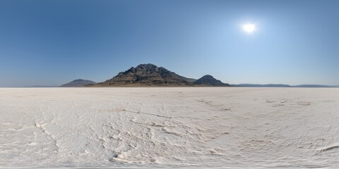 Salt flat adventure at bonneville utah nature landscape panoramic view