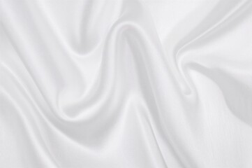 Obraz premium Silky White Fabric Texture Background with Elegant Seasonal Pattern