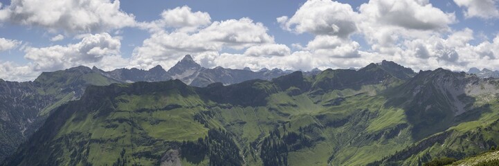Mountain Panorama From The Koblat