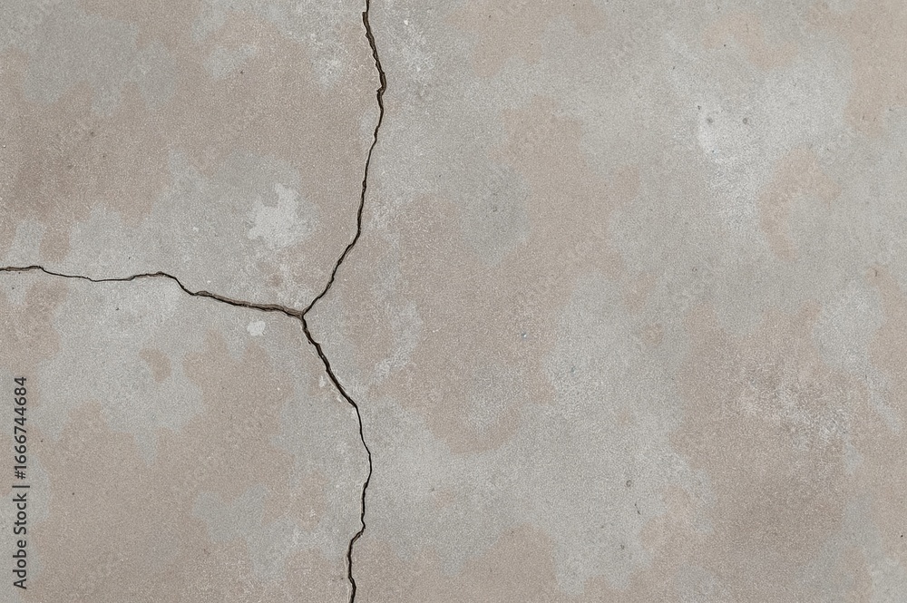 Poster close-up of weathered concrete surface with splash marks and grunge effect