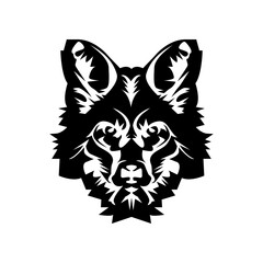 Animal head icon design template SVG