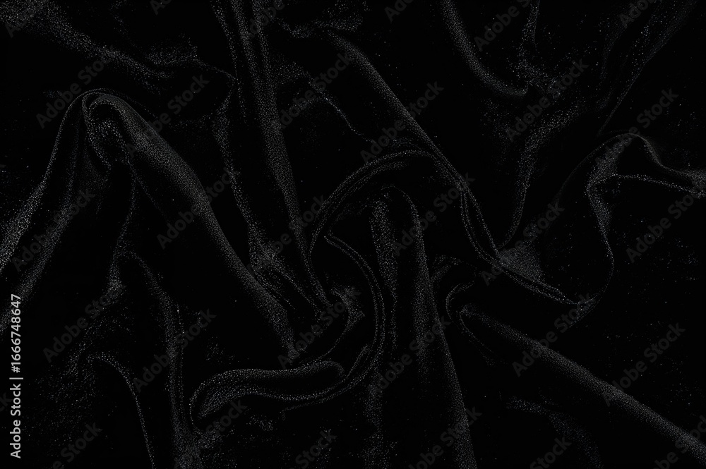 Poster dark textile backdrop with empty space for text