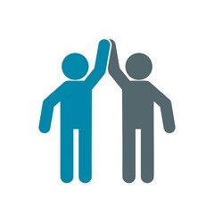 Mentor icon simple. Training career icon isolated on white background