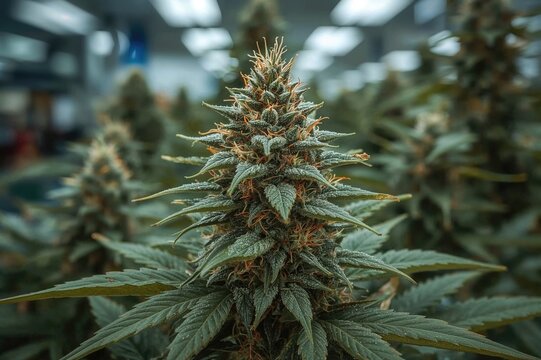 Innovative Photos of Cured Cannabis Buds and CBD Plant Material