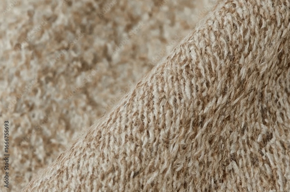 Aufkleber Detailed view of a fabric showcasing a delicate woven design with a hint of rustic charm.