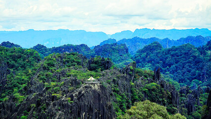 World Natural Heritage Site Hin Nam No in LAOS