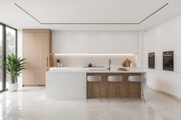 Fototapeta premium Modern kitchen design idea