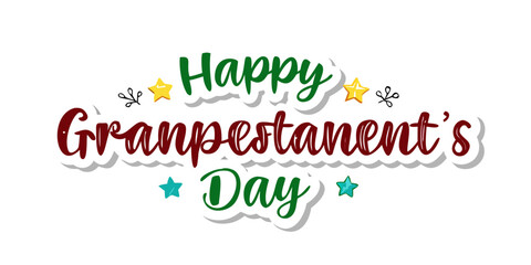 Banner Backgraound Happy Grandparents Day	
