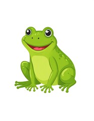 Obraz premium Happy frog cartoon