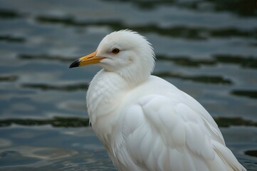 Fototapeta premium Stunning pale avian creature