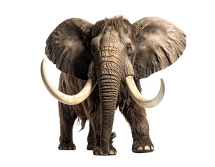 Obraz premium Elephant isolated a transparent background.