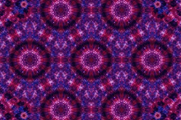Abstract kaleidoscopic pattern with blur effect
