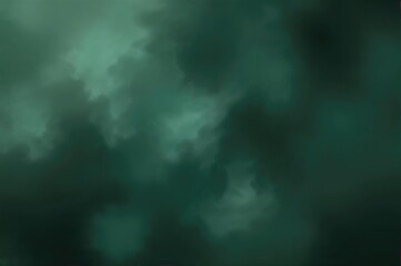 Obraz premium Blurred gradient background with green and black shades for cover design