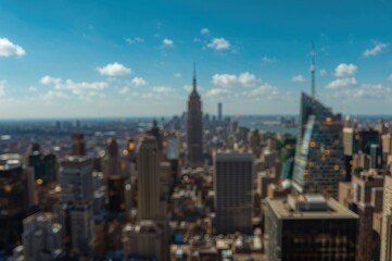 Fototapeta premium Out of Focus Urban Scene