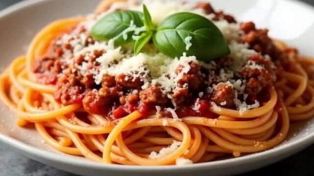 Hackfleisch-Bowl mit Spaghetti Bolognese-Style