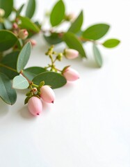 Hypericum berries background