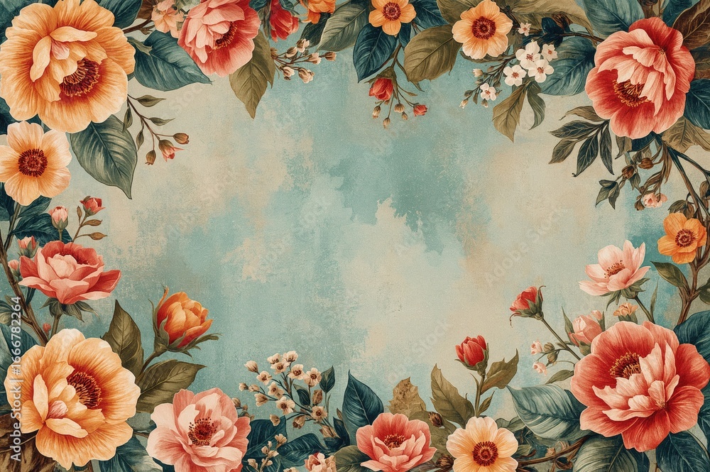 Poster background with artistic texture