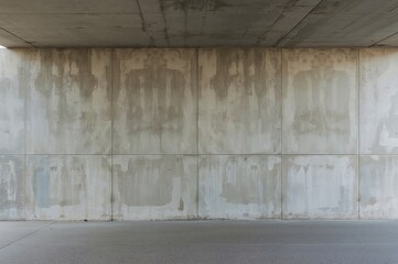 Structural features of cement and concrete walls