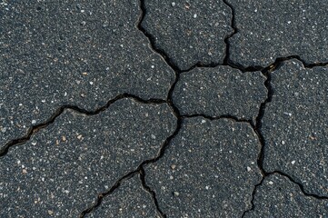 Obraz premium Seamless gray stone texture of an asphalt surface