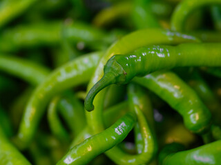 organic green peppers