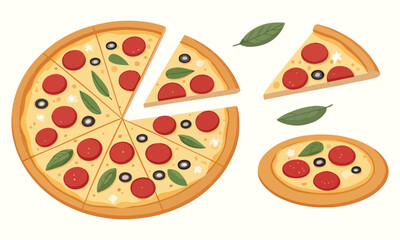 Delicious Pizza Slices Toppings and Styles