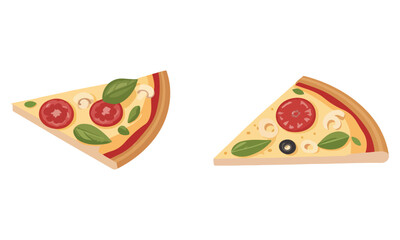 Delicious Pizza Slices Toppings and Styles