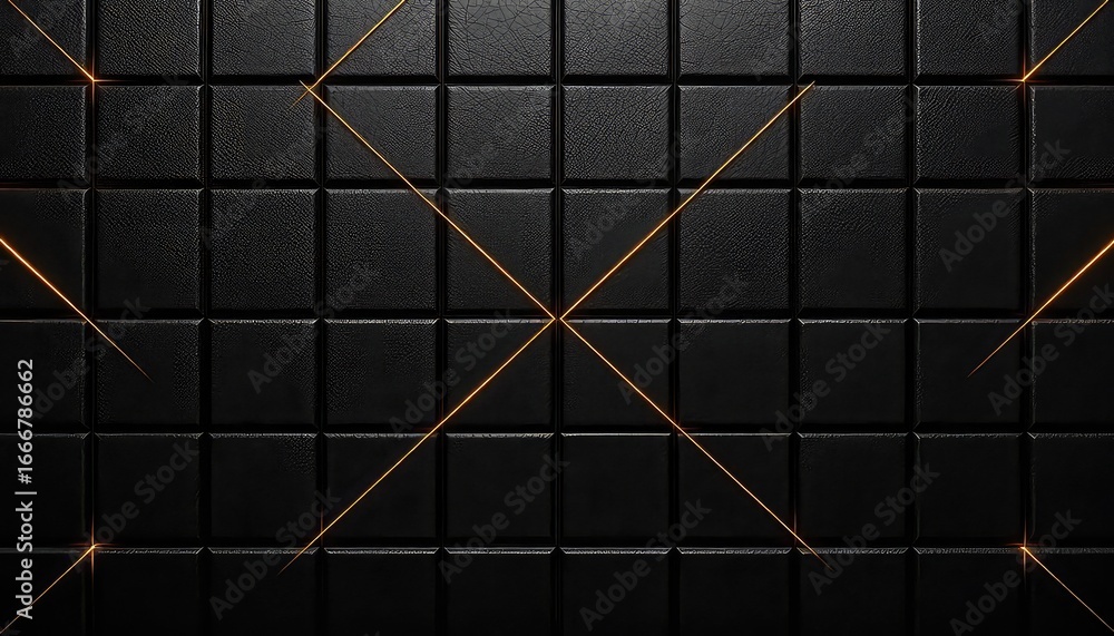 Aufkleber dark textured squares backdrop enhanced by bright intersecting lines that bring a modern and stylish