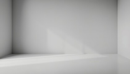 Bright room with shadows offers a spacious and adaptable backdrop for creative content and virtual staging design needs