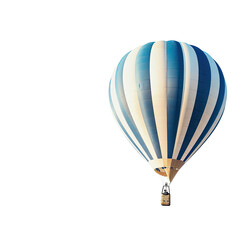 Obraz premium Hot air balloon against black background
