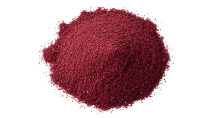 High resolution illustration of sumac spice isolated on white background