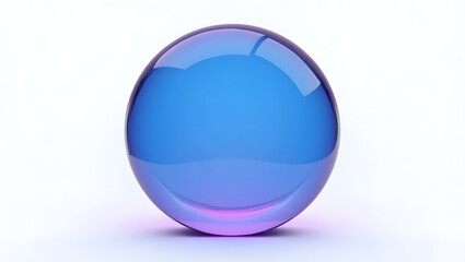 Glass Sphere: Blue and Purple Gradient
