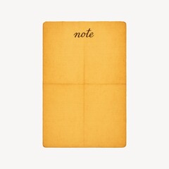 Fototapeta premium Vintage paper note background