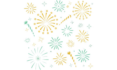 Fireworks Clipart Bundle