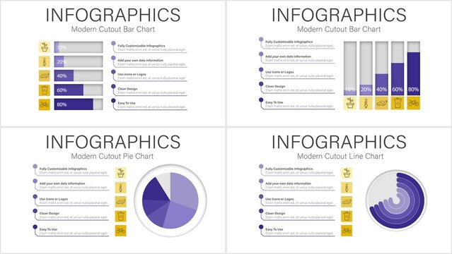 Clean Minimal Info Graphics