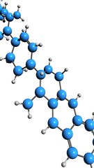 Molecular structure, scientific illustration