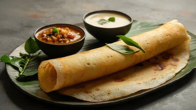 neer dosa, karnataka cuisine, indian food, orbit left video