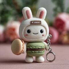 Pocket pastry charm. Generative AI