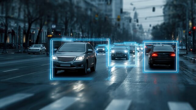 License plate recognition technology helps identify vehicles for car registration, speed detection, and monitoring.