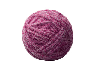 Isolated clews of colored yarn, cotton string, and textile twine on a white background, Isolated On Png Transparent Background