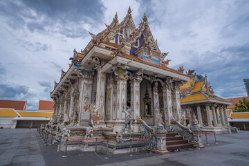 Wat Pariwat Temple, is new famous Buddhism temple in Bangkok locate on Rama 3 Road, Bangkok...
