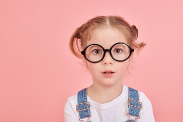 surprised schoolgirl glasses